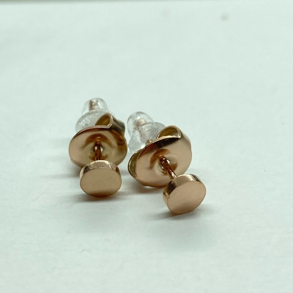 Stainless Steel Stud Earrings - Picture 2 of 4